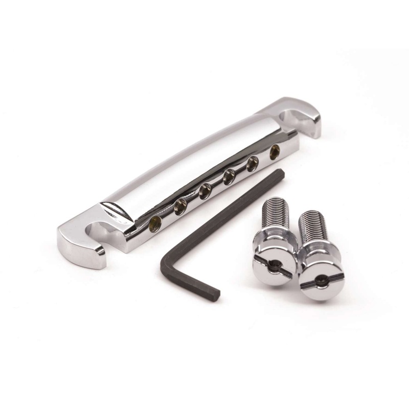 tone-ninja-class-a-precision-aluminum-locking-lightweight-stop-bar-tailpiece-us-made-chrome Tone Ninja Class-A Precision Aluminum Locking Lightweight Stop Bar Tailpiece, US Made, Chrome