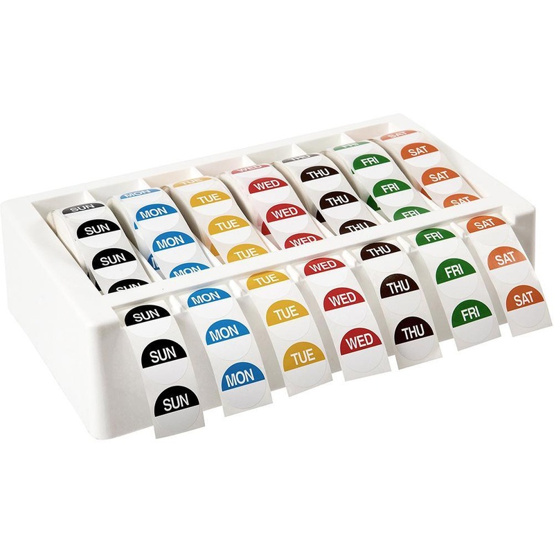 avery-937348-removable-day-label-dispenser-kit-24mm-white Avery 937348 Removable Day Label Dispenser Kit 24mm White