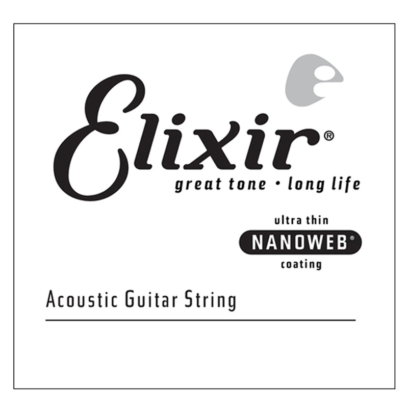 elixir-15128-acoustic-nanoweb-guitar-0-028-single-string-80-20-bronze Elixir #15128 Acoustic Nanoweb Guitar 0.028 Single String 80/20 Bronze