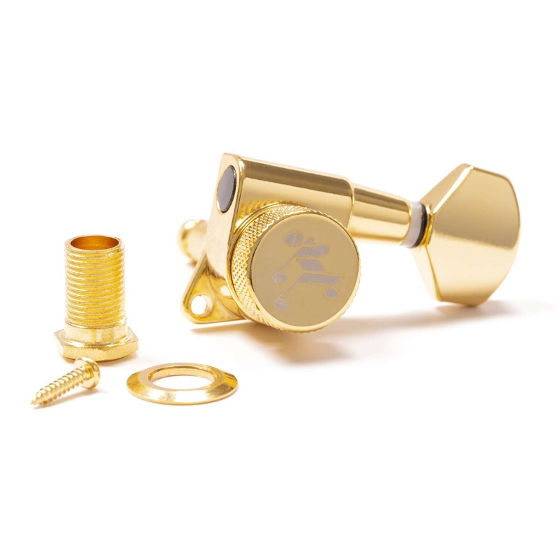 genuine-tone-ninja-19-1-locking-tuners-6-inline-baritone-non-staggered-set-gold Genuine Tone Ninja 19:1 Locking Tuners, 6 Inline Baritone non-staggered set, Gold