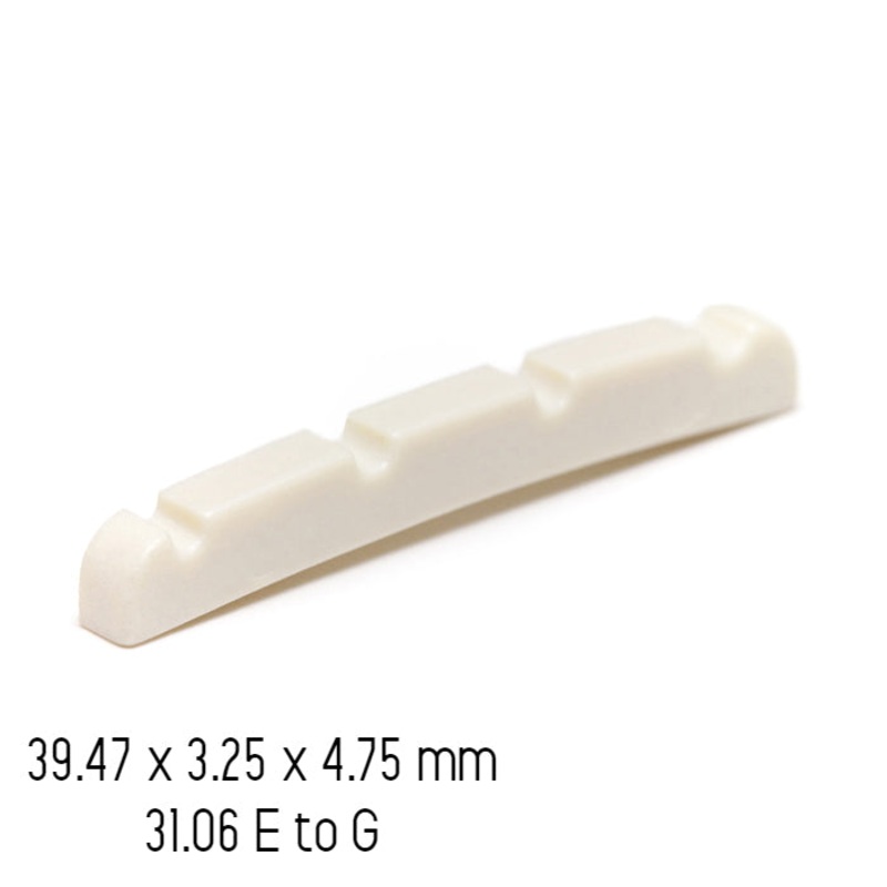 graphtech-tusq-xl-fender-style-jazz-4-string-nut-pql-1214-00-white Graphtech TUSQ XL Fender Style Jazz 4-String Nut PQL-1214-00 White