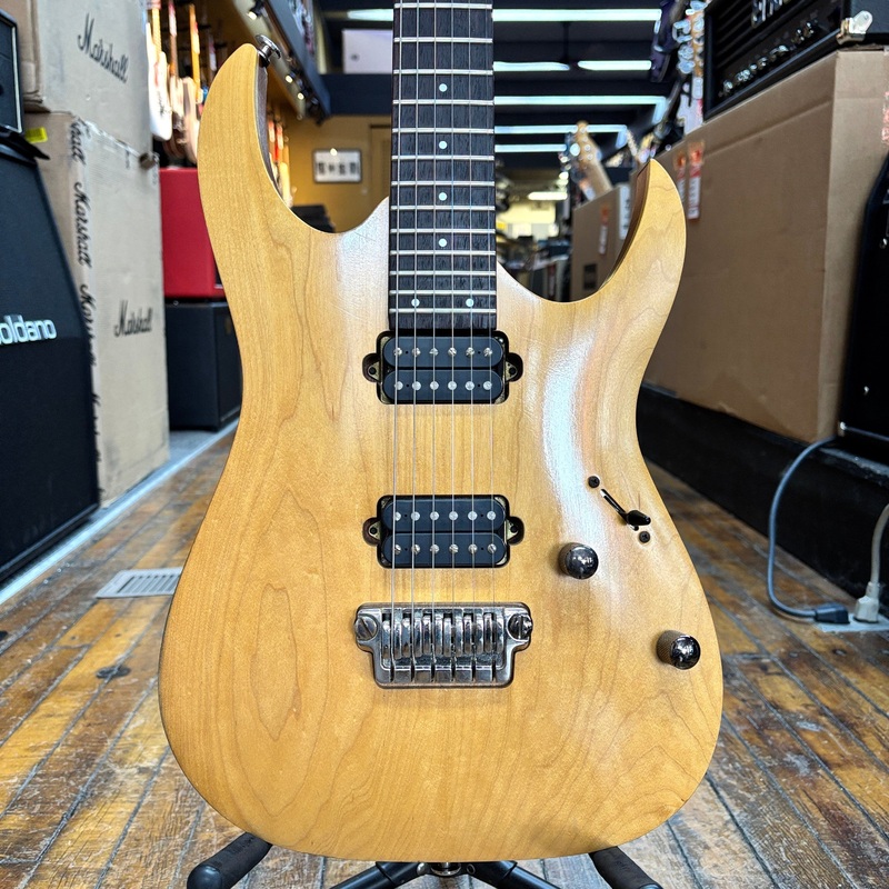ibanez-japan-rga121-prestige-series-electric-guitar-2005-natural-flat-w-molded-hard-case Ibanez Japan RGA121 Prestige Series Electric Guitar 2005 Natural Flat w/Molded Hard Case