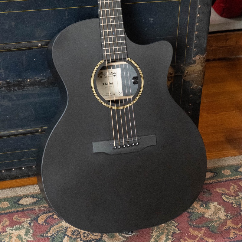martin-gpc-x1e-all-black-hpl-grand-performance-cutaway-guitar-w-martin-e1-electronics-1604 Martin GPC-X1E All Black HPL Grand Performance Cutaway Guitar w/Martin E1 Electronics #1604