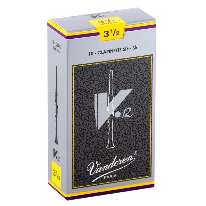 vandoren-cr1935-v-12-bb-clarinet-reeds-strength-3-5-box-of-10 Vandoren CR1935 V-12 Bb Clarinet Reeds - Strength 3.5 (Box of 10)