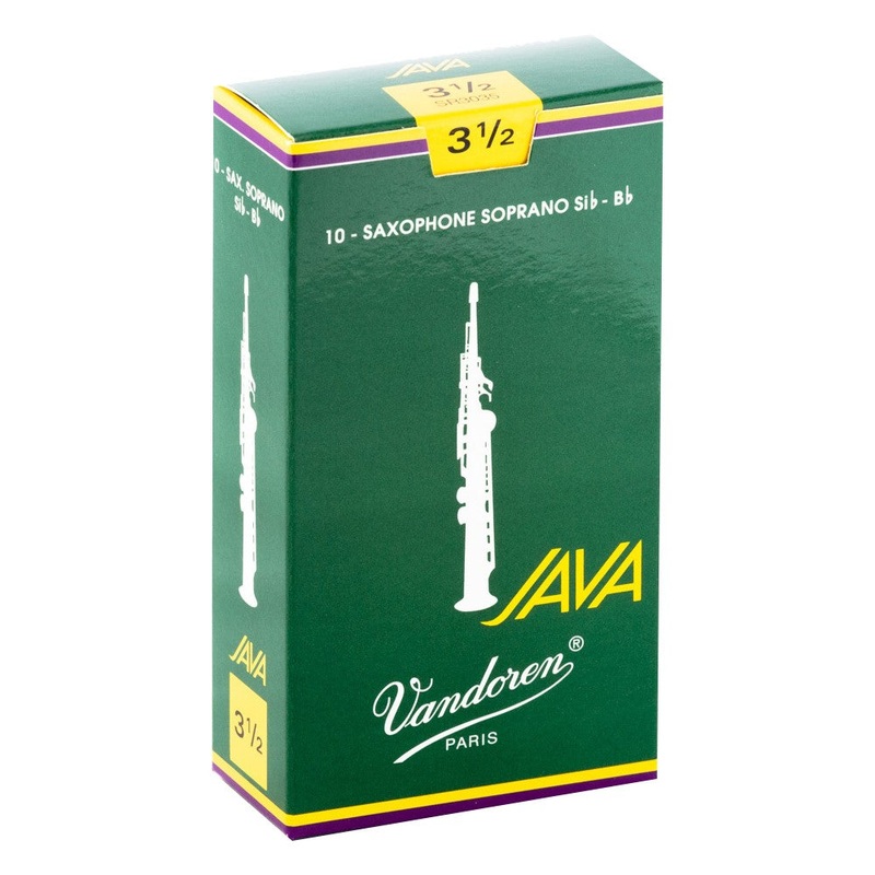 vandoren-sr3035-soprano-sax-java-reeds-3-1-2-box-of-10 Vandoren SR3035 Soprano Sax Java Reeds #3 1/2 - Box of 10