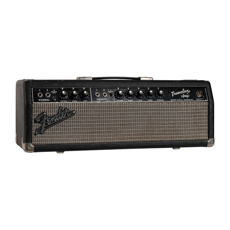 vintage-fender-1966-tremolux-head VINTAGE FENDER 1966 TREMOLUX HEAD