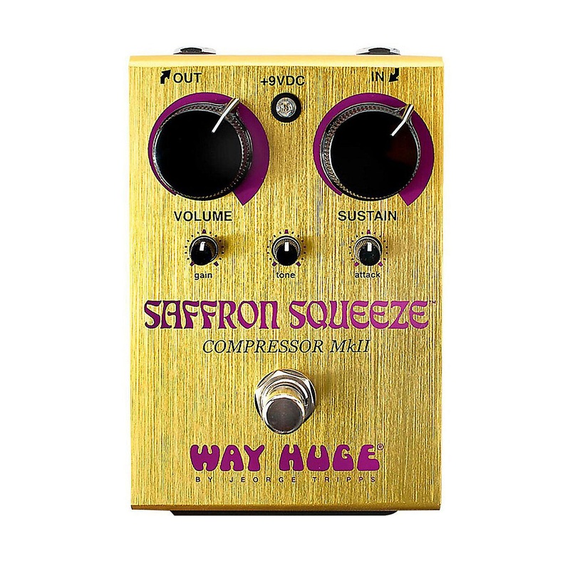 way-huge-whe103-saffron-squeeze-mkii-compressor-pedal Way Huge WHE103 Saffron Squeeze MkII Compressor Pedal