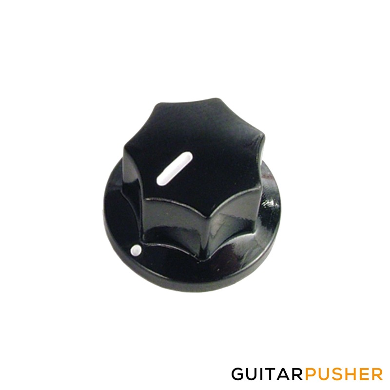 wd-small-mxr-dunlop-style-plastic-pedal-knob-set-screw-0-75-diameter-black WD Small MXR/Dunlop Style Plastic Pedal Knob - Set Screw, 0.75" Diameter Black