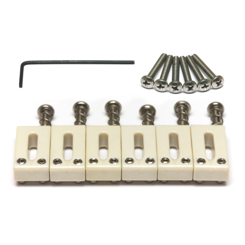 genuine-graph-tech-tusq-saddle-strat-tele-style-offset-6-pcs-pq-8001-00 Genuine Graph Tech TUSQ Saddle Strat & Tele Style Offset (6 Pcs) PQ-8001-00