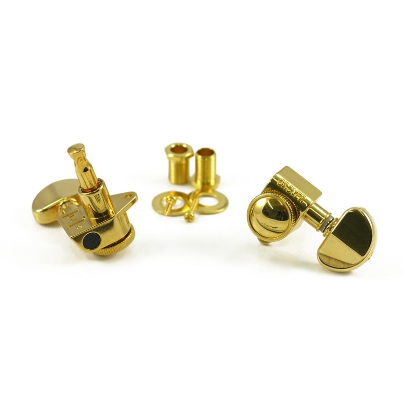 grover-502g-roto-grip-locking-rotomatic-3x3-tuners-gold Grover 502G Roto-Grip Locking Rotomatic 3x3 tuners, Gold