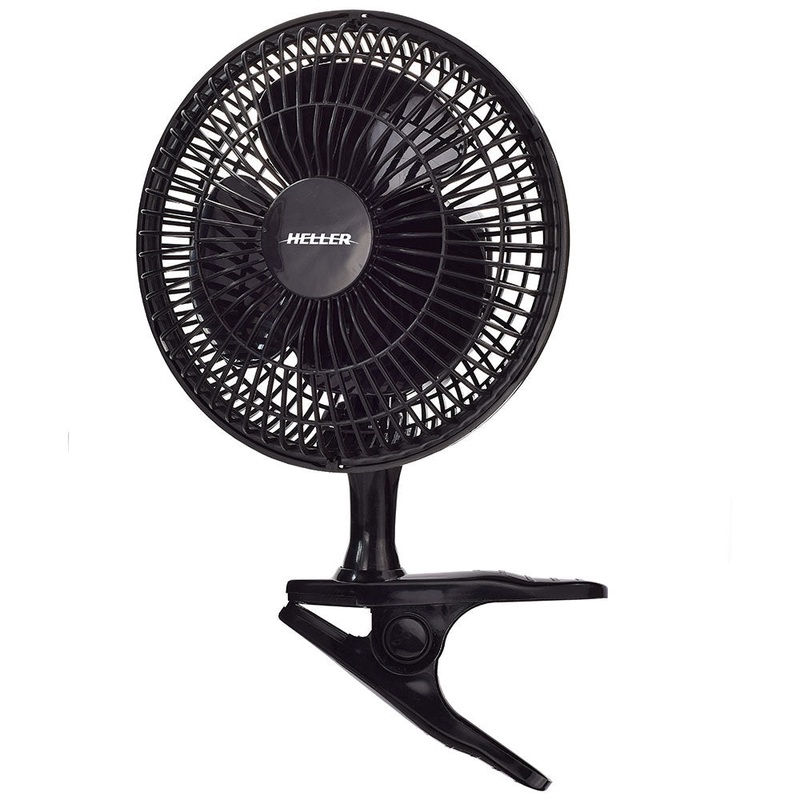 heller-15cm-desk-personal-clip-fan-tilt-air-cooling-cooler-black Heller 15cm Desk/Personal/Clip Fan/Tilt/Air Cooling/Cooler Black