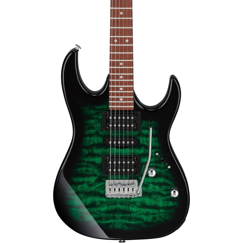 ibanez-grx70qateb-gio-rx-guitar-transparent-emerald-burst Ibanez GRX70QATEB GIO RX Guitar - Transparent Emerald Burst