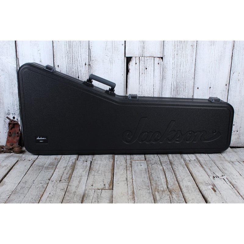 jackson-king-v-electric-guitar-case-molded-hardshell-guitar-case-black Jackson King V Electric Guitar Case Molded Hardshell Guitar Case Black