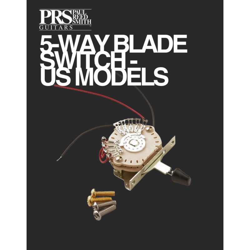 prs-5-way-blade-switch-fits-usa-models PRS 5-Way Blade Switch (Fits USA models)