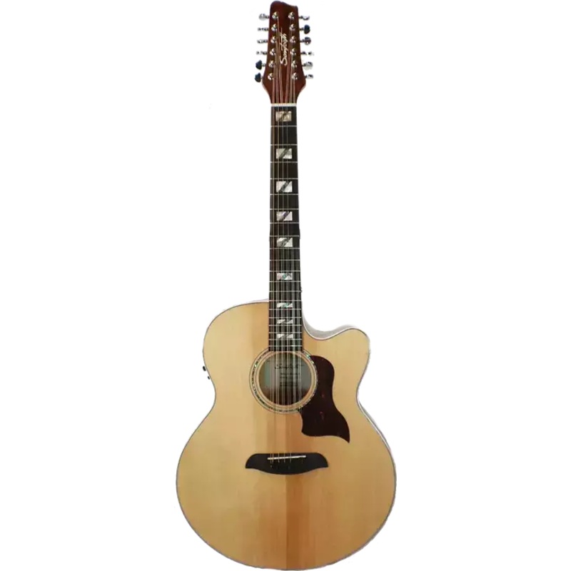 sawtooth-st-mpl-aejc-12-jumbo-acoustic-electric-12-string-guitar-solid-spruce-top Sawtooth ST-MPL-AEJC-12 Jumbo Acoustic Electric 12-String Guitar, Solid Spruce Top
