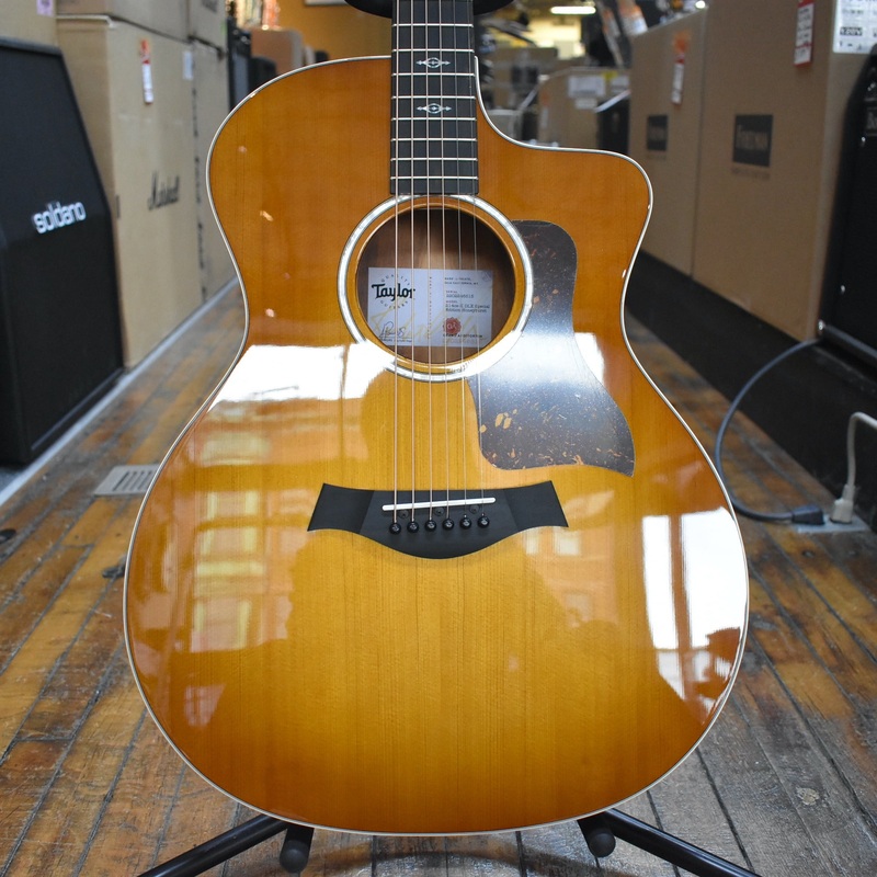 taylor-214ce-k-dlx-special-edition-acoustic-electric-guitar-honeyburst-w-hard-case Taylor 214ce-K DLX Special Edition Acoustic-electric Guitar Honeyburst w/Hard Case