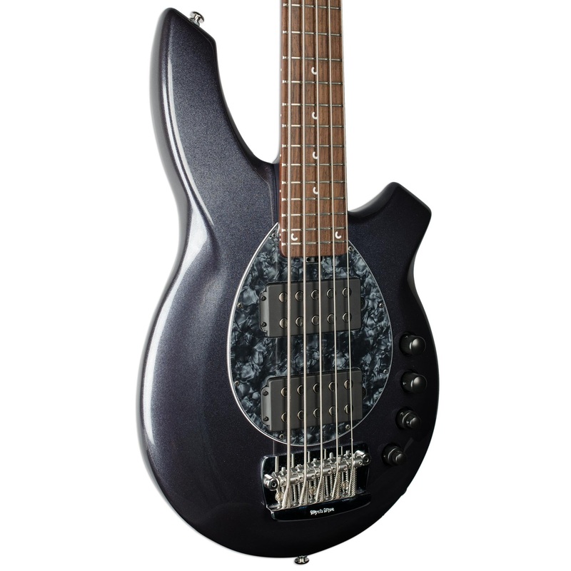 ernie-ball-bongo-5-hh-sapphire-black-rw-black-pearl-pickguard ERNIE BALL BONGO 5 HH SAPPHIRE BLACK RW BLACK PEARL PICKGUARD