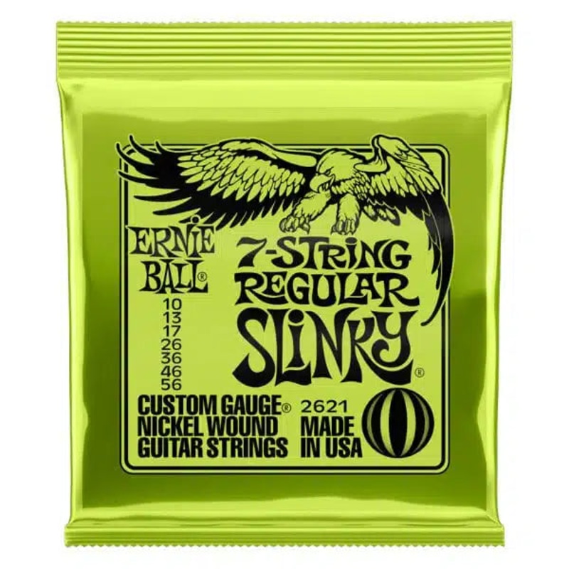 ernie-ball-electric-guitar-7-string-set-10-56-regular-slinky-lime Ernie Ball Electric Guitar 7 String Set 10/56 Regular Slinky Lime