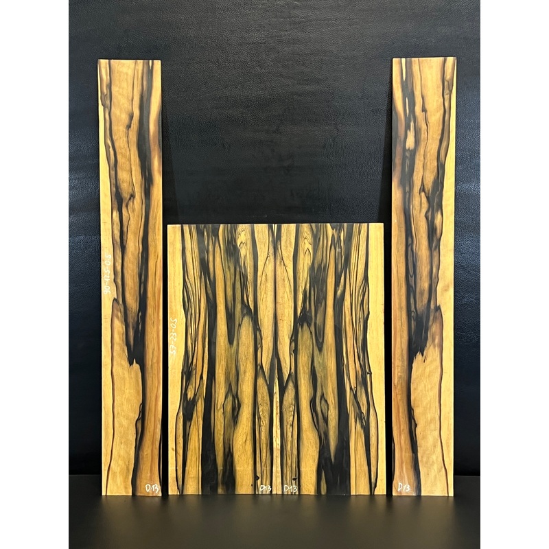 exotic-ebony-pale-moon-figured-back-and-sides-set-d13 Exotic Ebony Pale Moon Figured Back and Sides Set D13