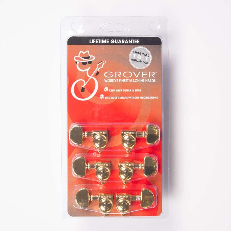 grover-102-18g-original-rotomatic-18-1-3x3-tuners-gold Grover 102-18G Original Rotomatic 18:1 3x3 Tuners Gold