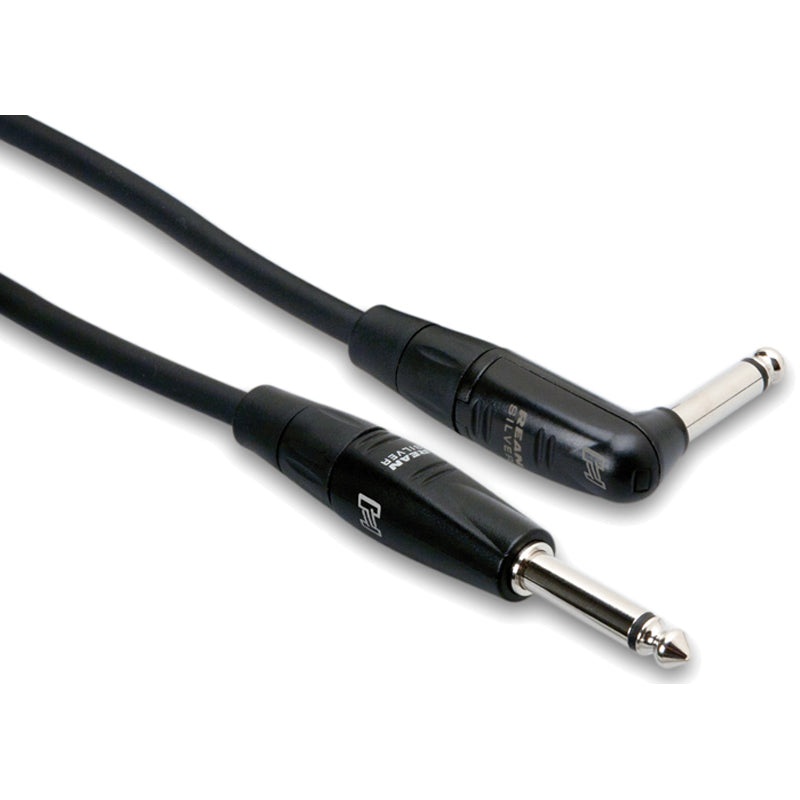 hosa-pro-guitar-cable-rean-straight-to-right-angle-20-feet-hgtr-020r Hosa Pro Guitar Cable, REAN Straight to Right-Angle, 20 feet, HGTR-020R