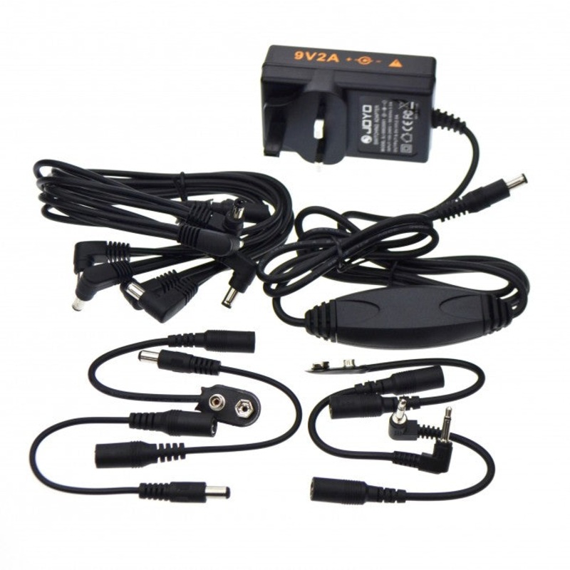 joyo-jp-03-power-supply-adaptor-with-8-daisy-chain-2000ma Joyo JP-03 Power Supply Adaptor with 8 Daisy Chain 2000mA