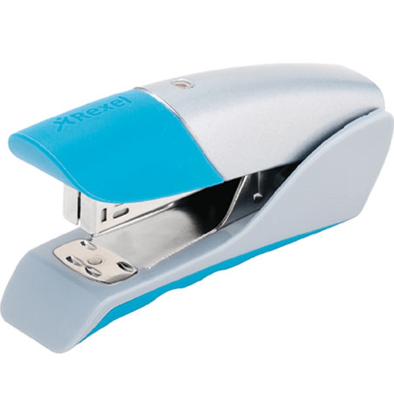 rexel-gazelle-stapler-half-strip-blue Rexel Gazelle Stapler Half Strip Blue