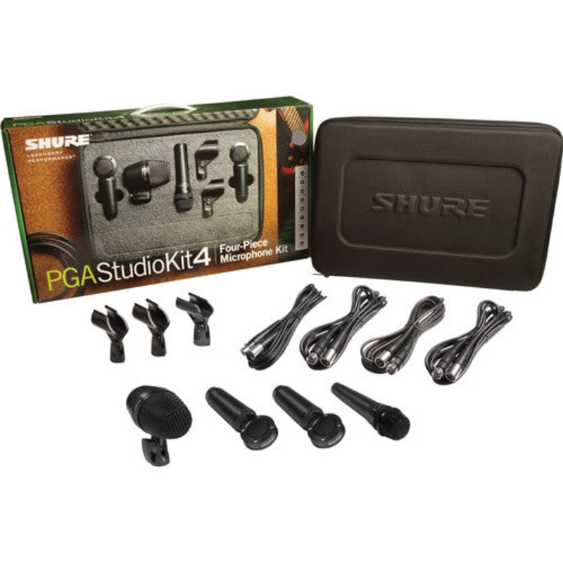 shure-pga-studio-kit-4-piece-recording-microphone-package Shure PGA Studio Kit 4-Piece Recording Microphone Package