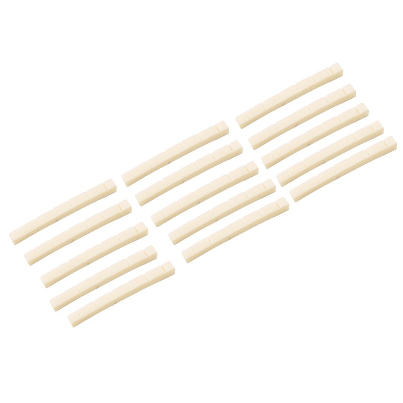 wd-bone-nut-slotted-fender-stratocaster-or-telecaster-style-flat-42mm-15-luthier-pack-bnt005-lp WD Bone Nut Slotted Fender Stratocaster or Telecaster Style Flat - 42mm (15) Luthier Pack - BNT005 LP