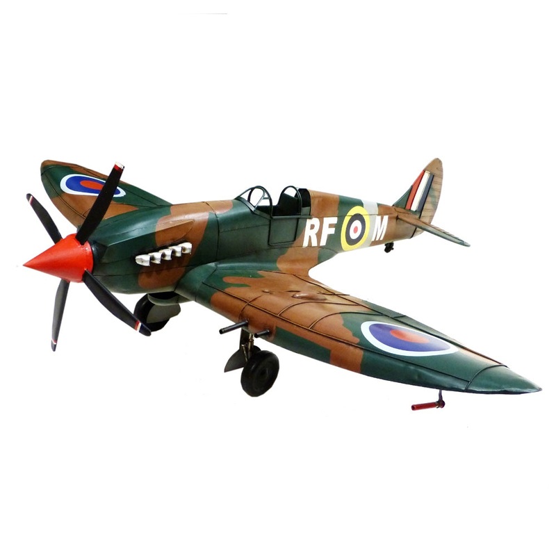 boyle-metal-ornament-home-decor-collectible-spit-fire-plane-1941-125cm Boyle Metal Ornament Home Decor Collectible Spit Fire Plane 1941 125cm