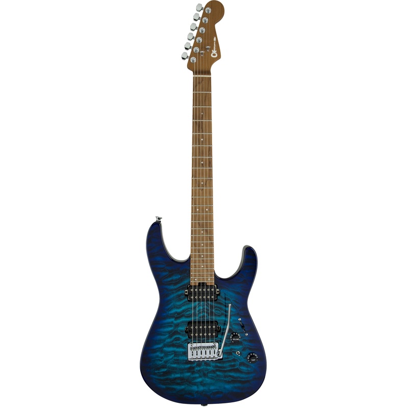 charvel-pro-mod-dk24-hh-2pt-cm-caramelized-maple-fingerboard-quilted-maple-top-chlorine-burst Charvel Pro-Mod DK24 HH 2PT CM, Caramelized Maple Fingerboard, Quilted Maple Top - Chlorine Burst
