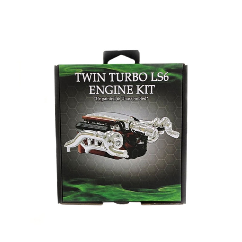 dda-1-24-scale-a9x-lx-ss-twin-turbo-ls6-torana-engine-plastic-kit-accessory DDA 1:24 Scale A9X/LX SS Twin Turbo LS6 Torana Engine Plastic Kit Accessory