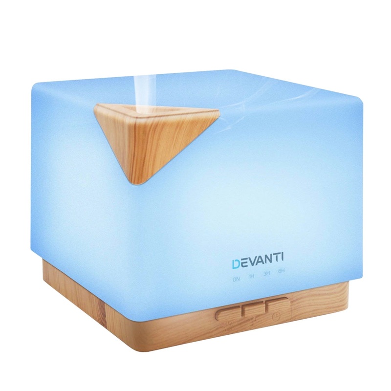 devanti-aroma-diffuser-aromatherapy-humidifier-600ml Devanti Aroma Diffuser Aromatherapy Humidifier 600ml