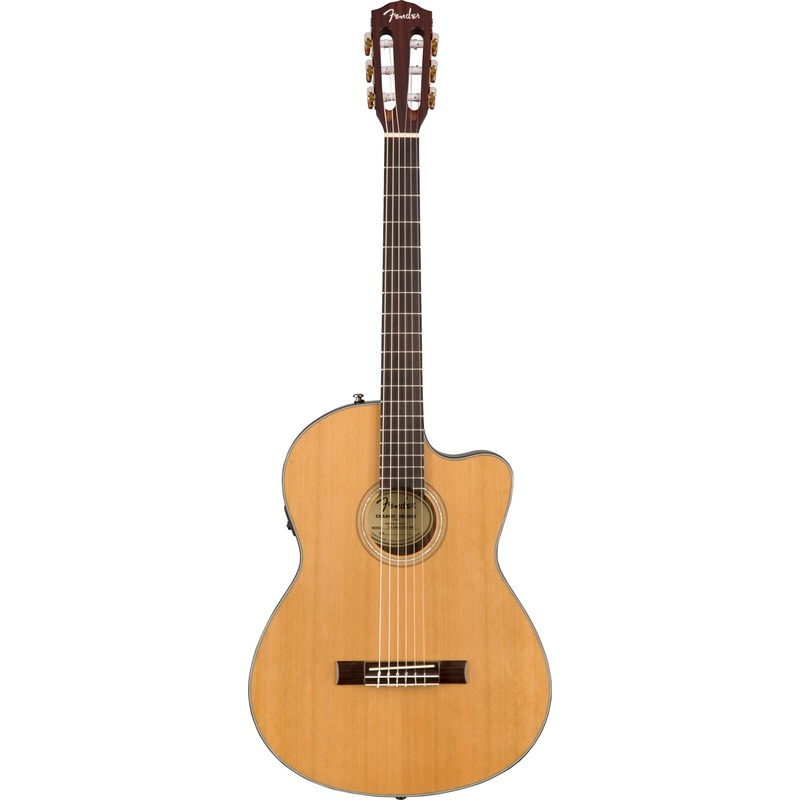 fender-cn-140sce-nylon-concert-acoustic-electric-natural-w-hard-case Fender CN-140SCE Nylon Concert Acoustic-Electric Natural w/Hard Case