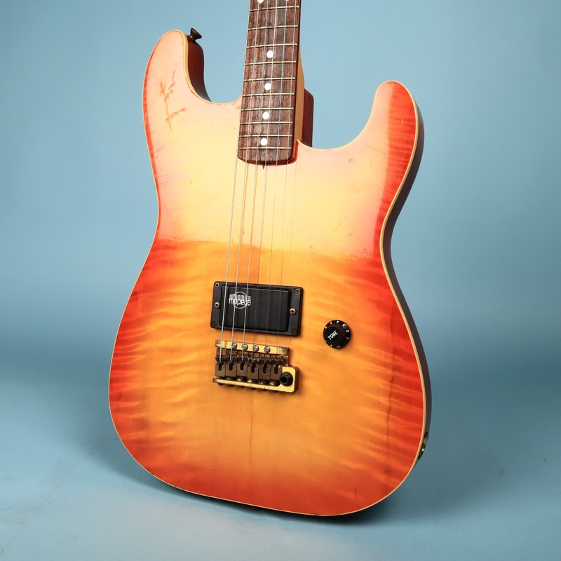 navigator-esp-super-strat-single-humbucker-burst Navigator ESP Super Strat Single Humbucker Burst