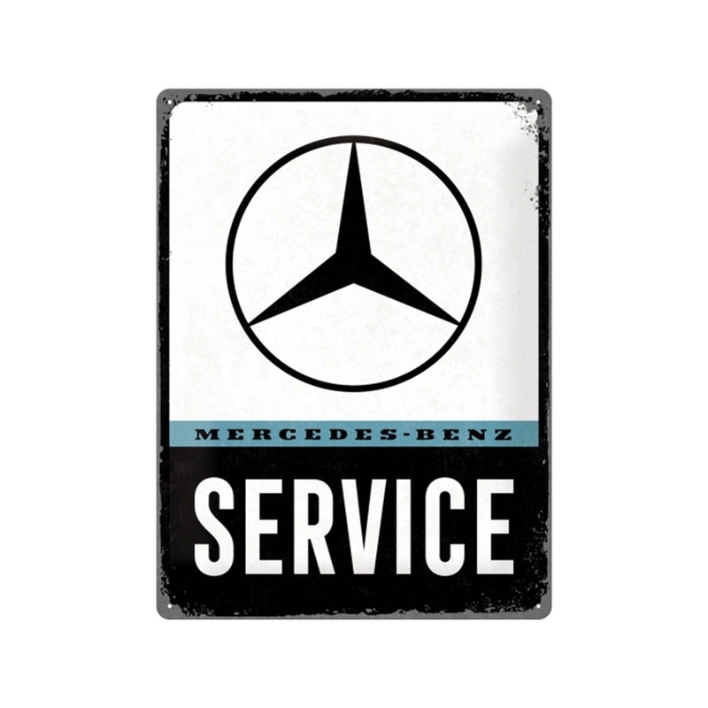nostalgic-art-mercedes-benz-service-30x40cm-large-metal-tin-sign-plaque Nostalgic-Art Mercedes-Benz Service 30x40cm Large Metal Tin Sign Plaque
