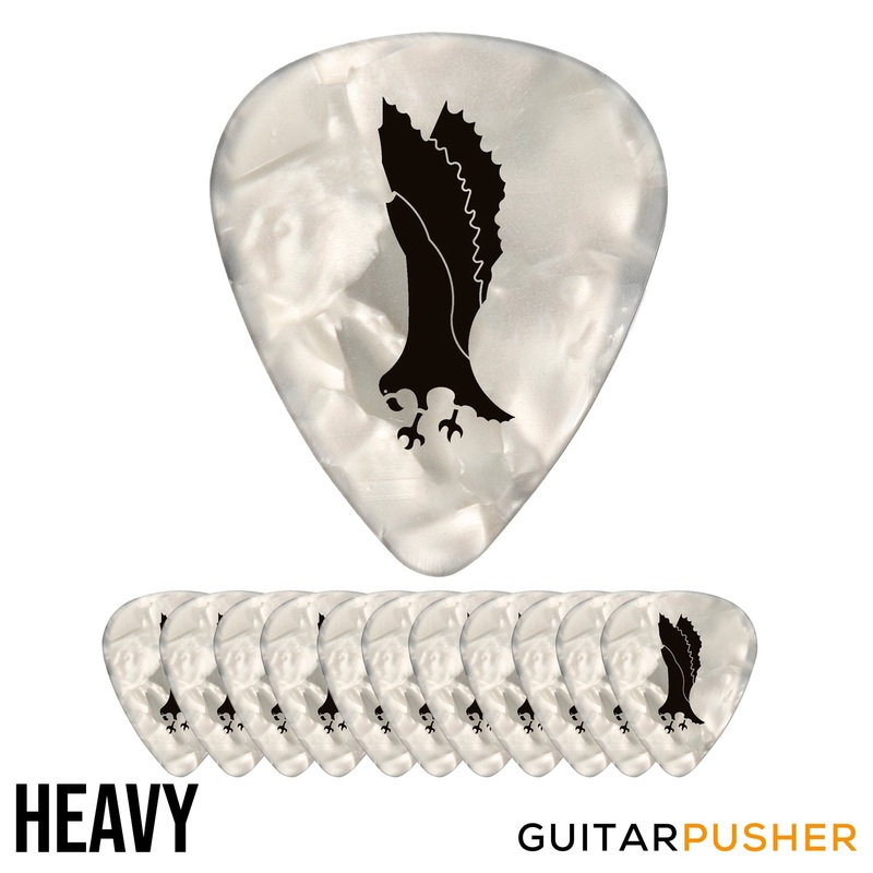 prs-white-celluloid-pearloid-picks-12-pcs PRS White Celluloid Pearloid Picks (12 pcs.)