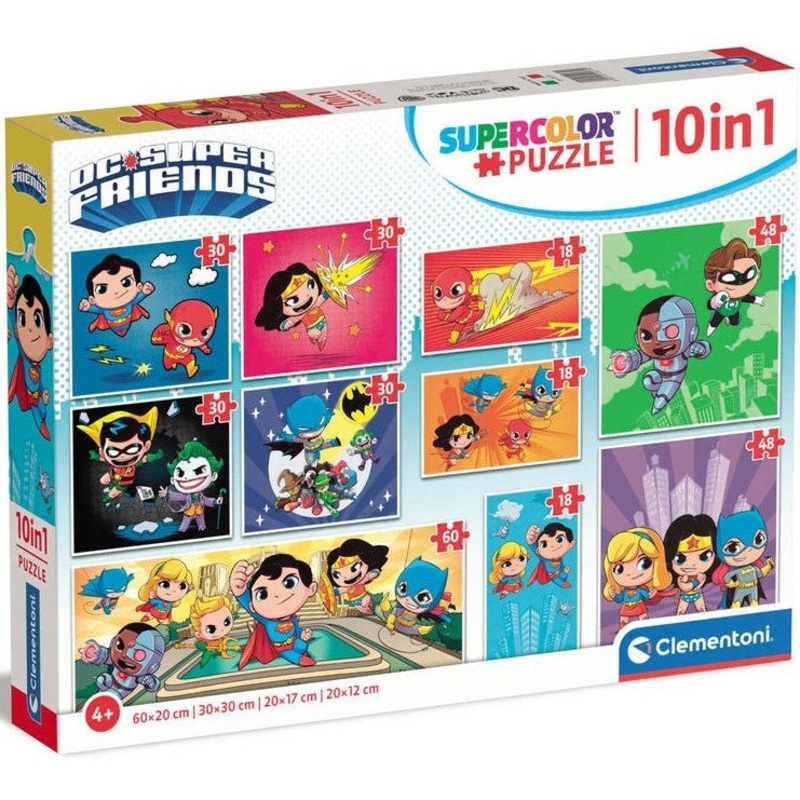 clementoni-10-in-1-puzzle-dc-comics Clementoni 10 in 1 Puzzle DC Comics