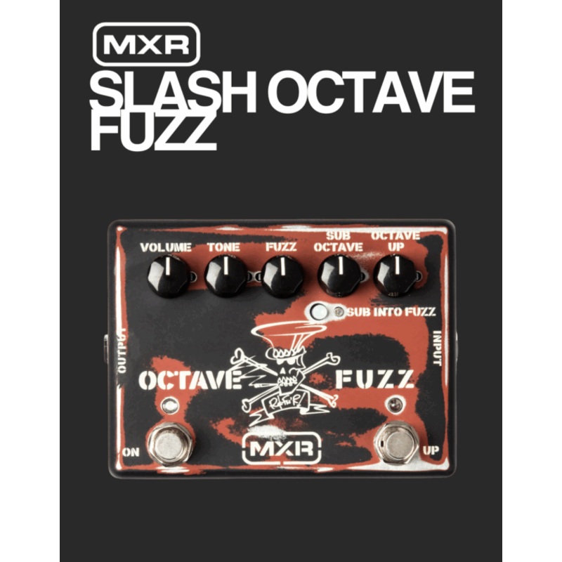 mxr-slash-octave-fuzz-guitar-effect-pedal-sf01 MXR Slash Octave Fuzz Guitar Effect Pedal SF01