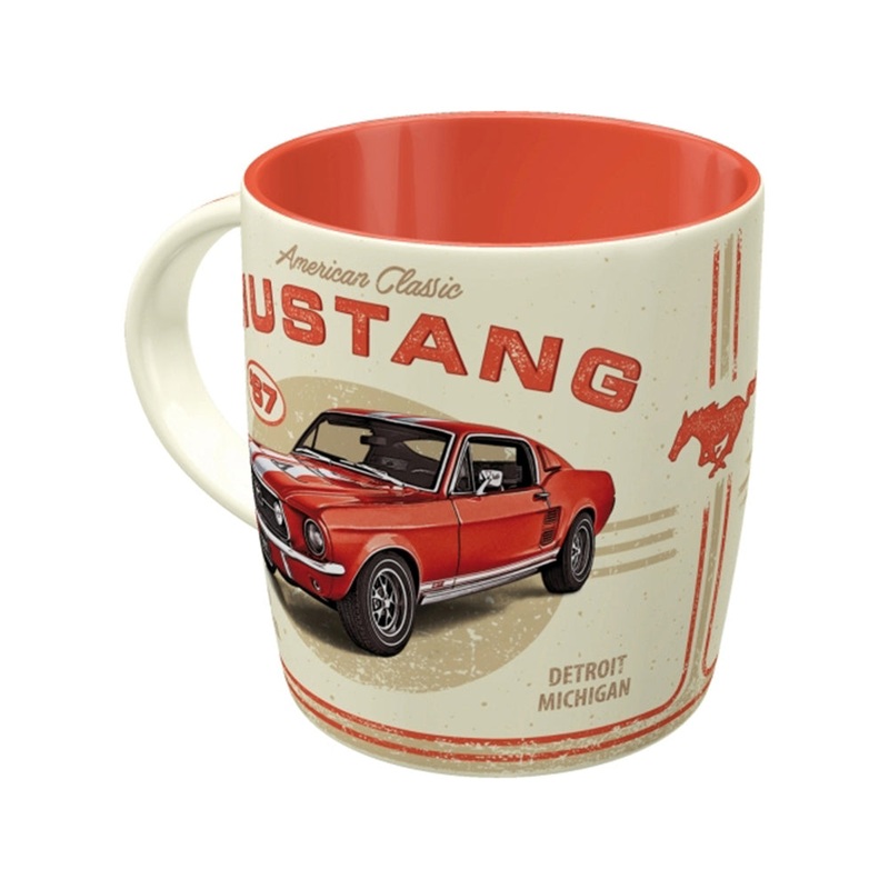 nostalgic-art-ceramic-coffee-mug-ford-mustang-gt-1967-red-design-330ml Nostalgic-Art Ceramic Coffee Mug Ford Mustang GT 1967 Red Design 330ml