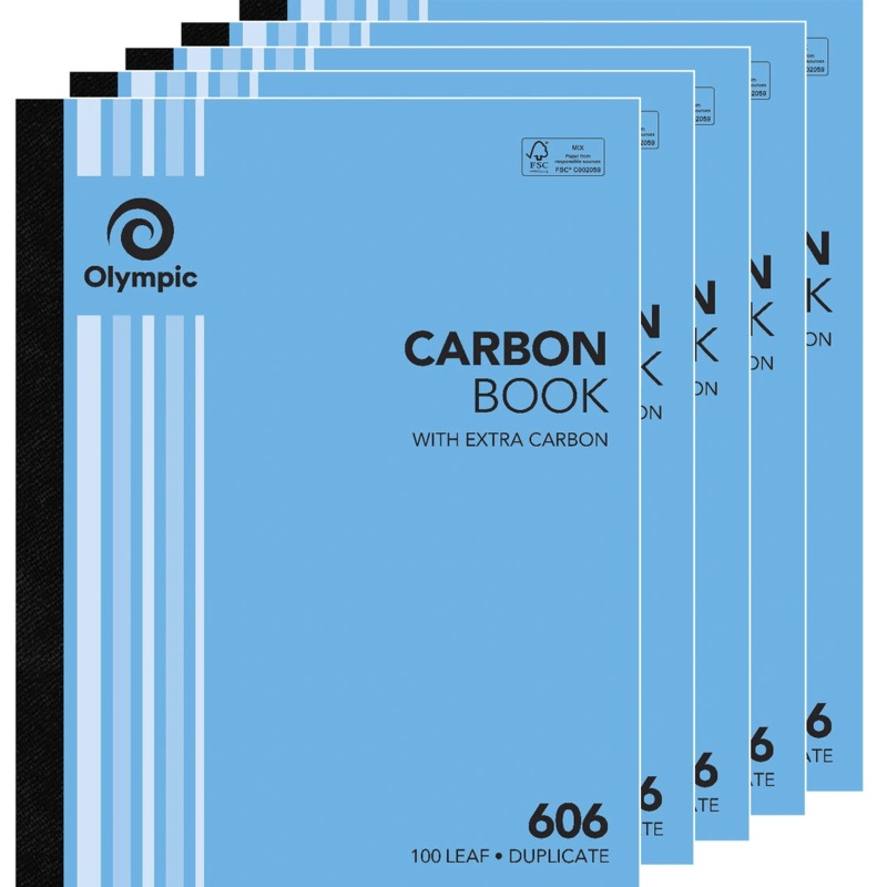 olympic-606-carbon-book-with-extra-carbon-100-leaf-pack-5 Olympic 606 Carbon Book with Extra Carbon 100 Leaf Pack 5