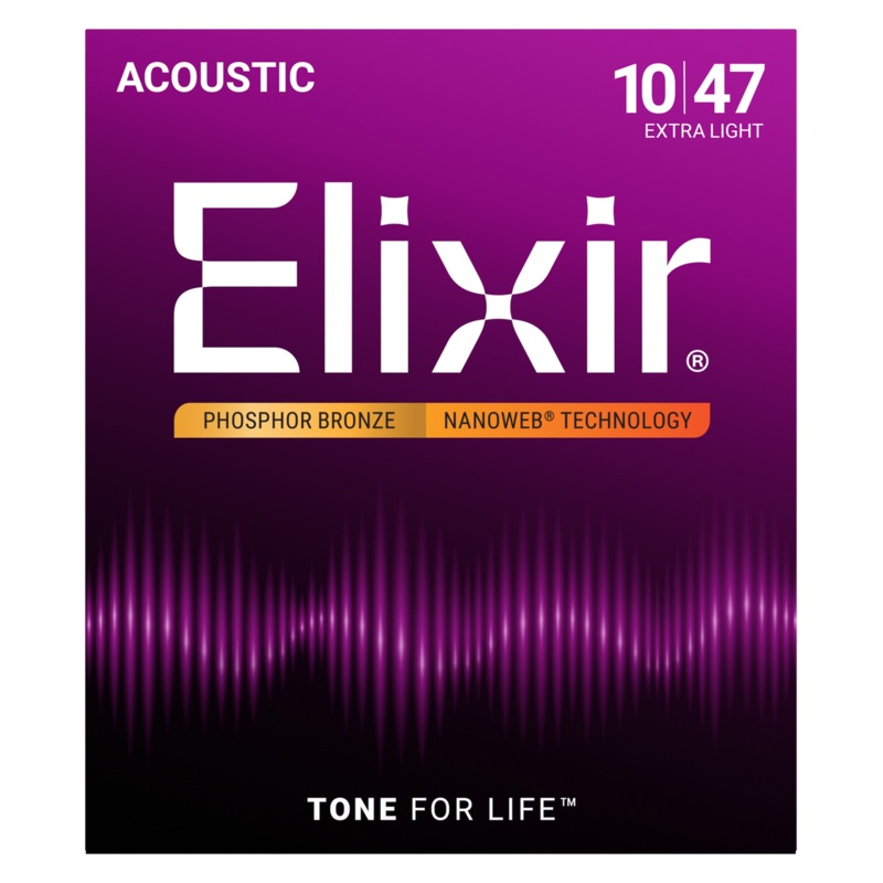 elixir-nanoweb-phosphor-bronze-10-47-acoustic-guitar-strings Elixir Nanoweb Phosphor Bronze 10-47 Acoustic Guitar Strings