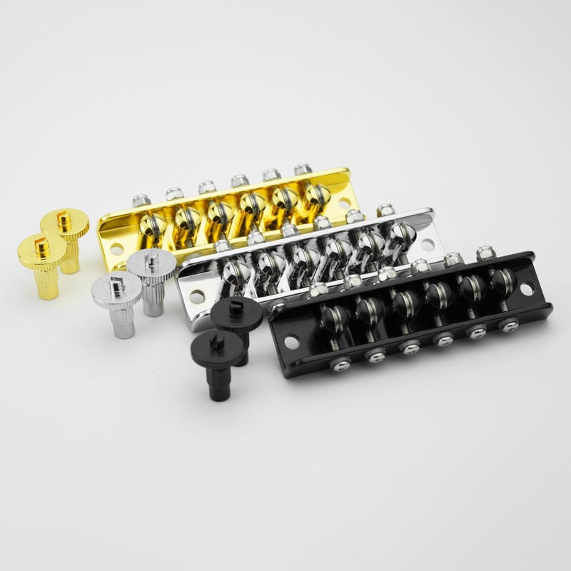 guyker-gm018b-roller-guitar-bridge-mosrite-style-for-6-string-electric-guitar-chrome Guyker GM018B Roller Guitar Bridge Mosrite Style for 6-String Electric Guitar Chrome