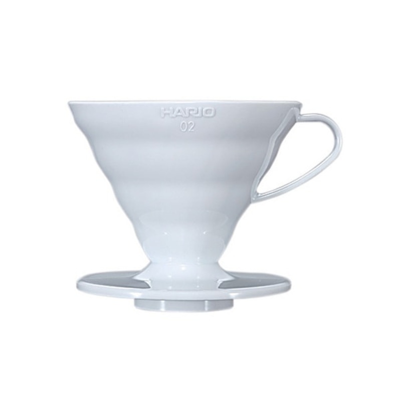 hario-v60-plastic-dripper-2-cup-white Hario V60 Plastic Dripper - 2 Cup / White