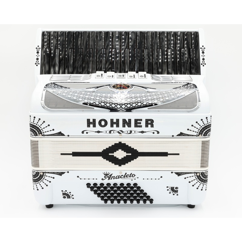 hohner-anacleto-latino-iii-34-48-5-switch-accordion-white Hohner Anacleto Latino III 34/48 5 Switch Accordion - White