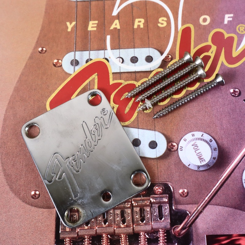 1980s-usa-fender-strat-plus-guitar-neck-plate-micro-tilt-vintage-stratocaster 1980s USA Fender Strat Plus Guitar Neck Plate Micro-Tilt Vintage Stratocaster