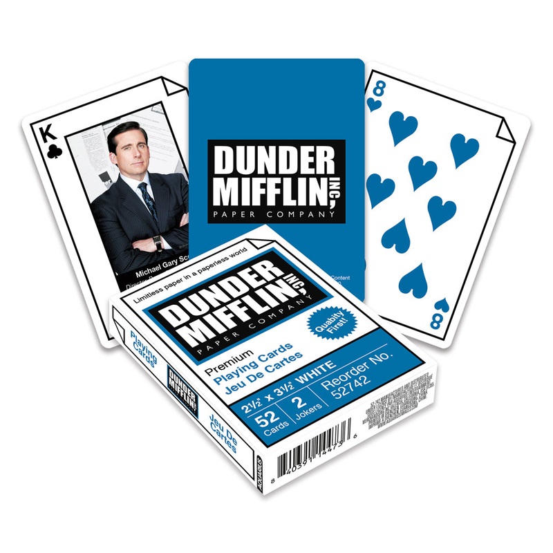 aquarius-54-pieces-the-office-dunder-mifflin-swag-playing-cards-poker-deck-game-14y Aquarius 54-Pieces The Office Dunder Mifflin Swag Playing Cards Poker Deck Game 14y+