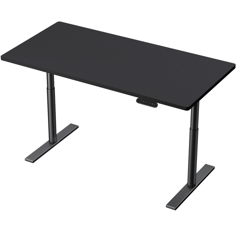 artiss-standing-desk-motorised-electric-dual-motor-black-140cm Artiss Standing Desk Motorised Electric Dual Motor Black 140CM