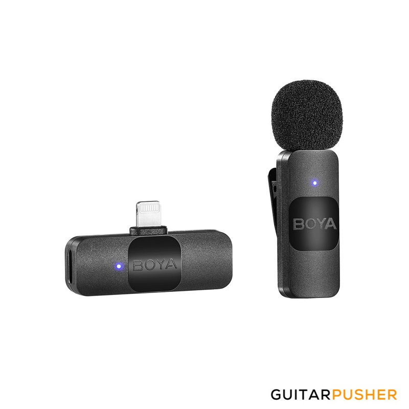 boya-by-v1-2-4ghz-ultra-compact-wireless-microphone-system-lightning-connector-for-apple-ios-device BOYA BY-V1 2.4GHz Ultra-Compact Wireless Microphone System (Lightning Connector for Apple iOS device)