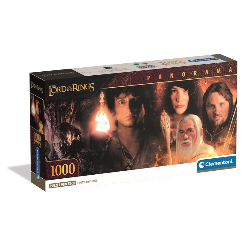 clementoni-panorama-puzzle-lord-of-the-rings-poster-included-1-000-pieces Clementoni Panorama Puzzle Lord of the Rings Poster Included 1,000 Pieces